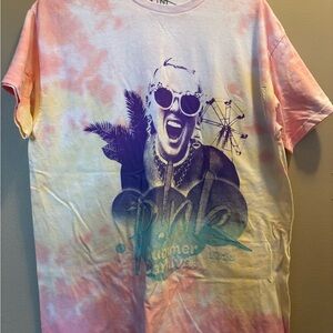 Pink Summer Carnival Tie-Dye T-Shirt 2023